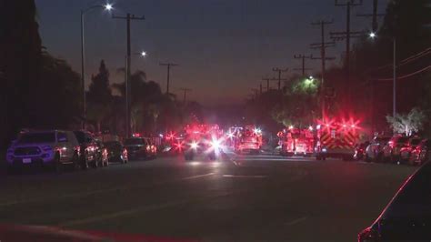2 dead after ammunition-fueled fire rips through Sylmar home 